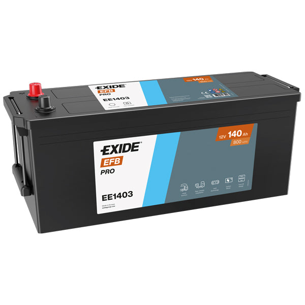 Exide Batteri 140Ah dual ekspert EFB+