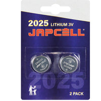 Japcell CR2025 3V lithium batteri 2 stk