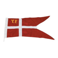 1852 yachtflag syet & med Ø3mm 25cm snor