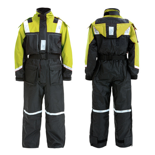 1852 flydedragt sort/gul 50N EN ISO 12402-6