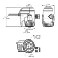 Rule-mate 800gph fuldaut. 24V