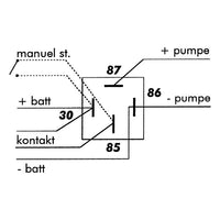 Relæ 12V 40Amp