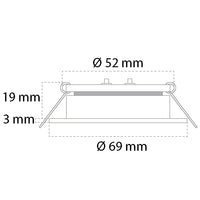 Casolux Maria lille med touch 3000K 10-32v