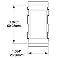 Blue Sea Systems Contura Mounting Panel Center