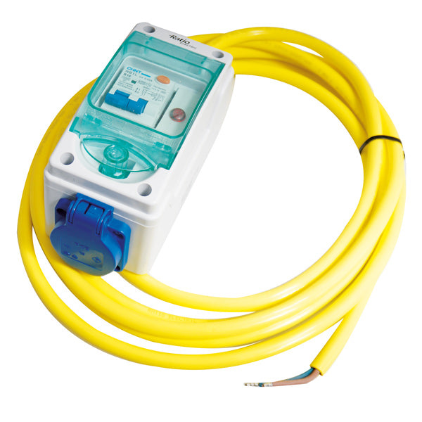 Ratio Landstrøms central  230V 16Amp 1 x schuko stik