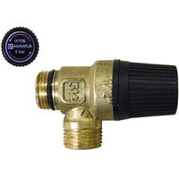 Isotemp sikkerhedsventil square 16l 5.0 kp/cm2