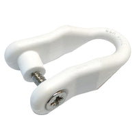 Sjækel hvid nylon Ø6mm, til skrue