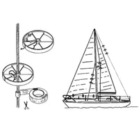 Sailguard hjul 2 stk Ø 75 x 13 mm