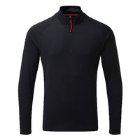 Gill UV009 Men's UV langærmet Zip T-shirt Navy