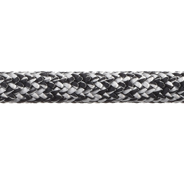 Robline Admiral 7000 Dyneema fald, Sort/Hvid - 1 mtr