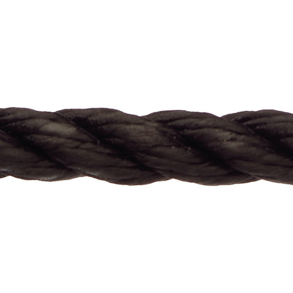 Robline Cormoran Fortøjningsline, Sort - 1 mtr