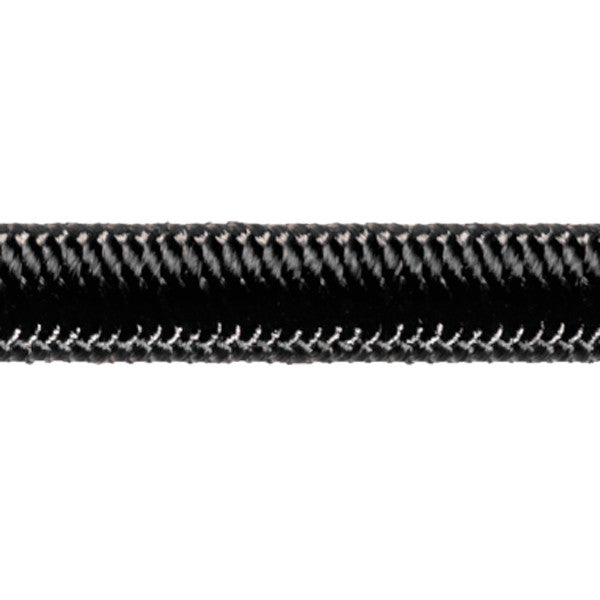 Robline elastik snor, Sort - 1 mtr