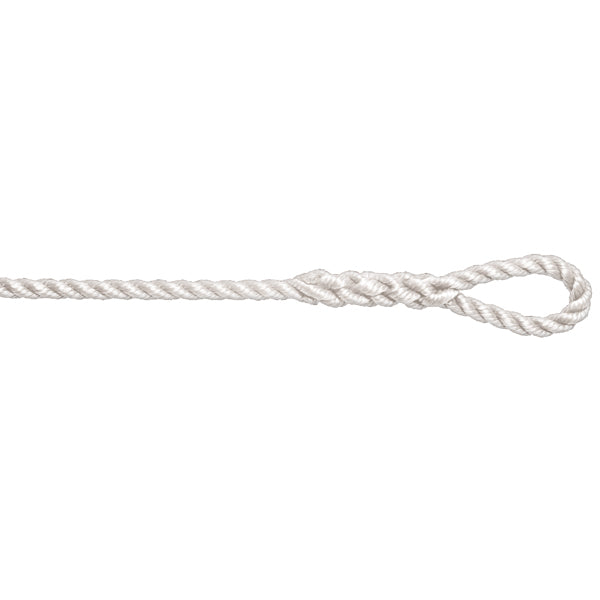 Robline Twisted fenderline fortøjning 40mm Hvid 2m