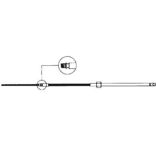 Ultraflex Styrekabel M58, fod