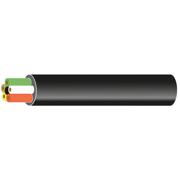 1852 Kabel til styrestrøm 6 x 0.5mm2 sort meter