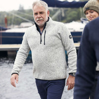 Gill 1500 1/4 lynlås fleece jakke Grå