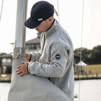 Gill 1500 1/4 lynlås fleece jakke Grå
