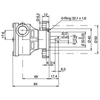 Pumpe med flange til motor st135