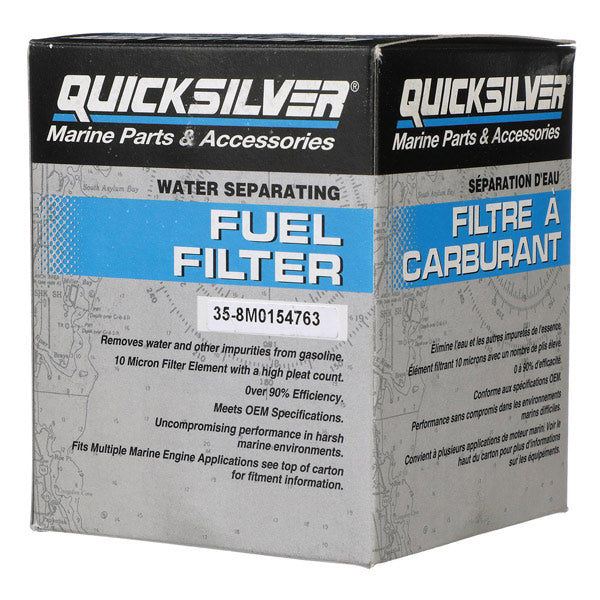 Quicksilver 8M0154763 Brændstoffilter, vandsep. - udvalgte Johnson/Evinrude