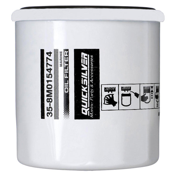 Quicksilver 8M0154774 Oliefilter til forskellige marinemotorer