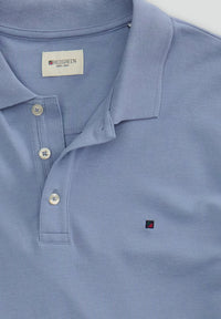 Carl Poloshirt – Sky Blue Melange