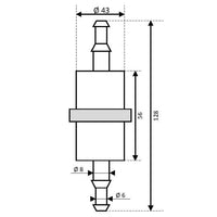 Filter benzin til 2000-3500cc