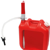 Hævertpumpe EL-2stk D batterier, auto stop 9L/M sug 385mm