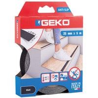 GEKO Skridsikker tape x 5 m sort