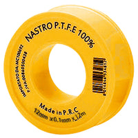 Geko Teflon P.T.F.E gul gevindtape til gas 12mm x 12m