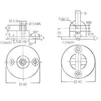 Monteringsbeslag RF gevind