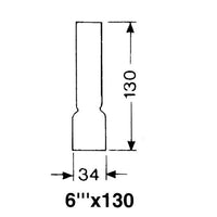DHR Lampeglas 6 x 130mm