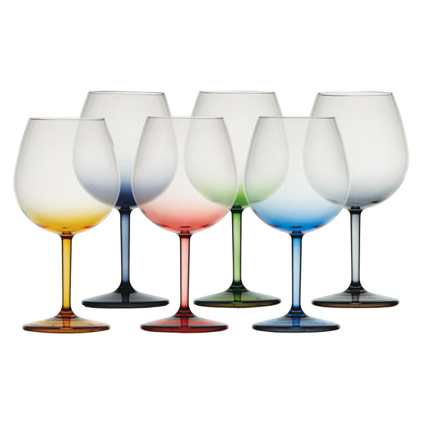 MB Party Vinglas 650ml Non slip 6 stk