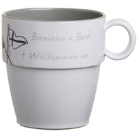 MB Welcome on board krus Ø8,3cm H9cm 320 ml. 6stk NON SLIP